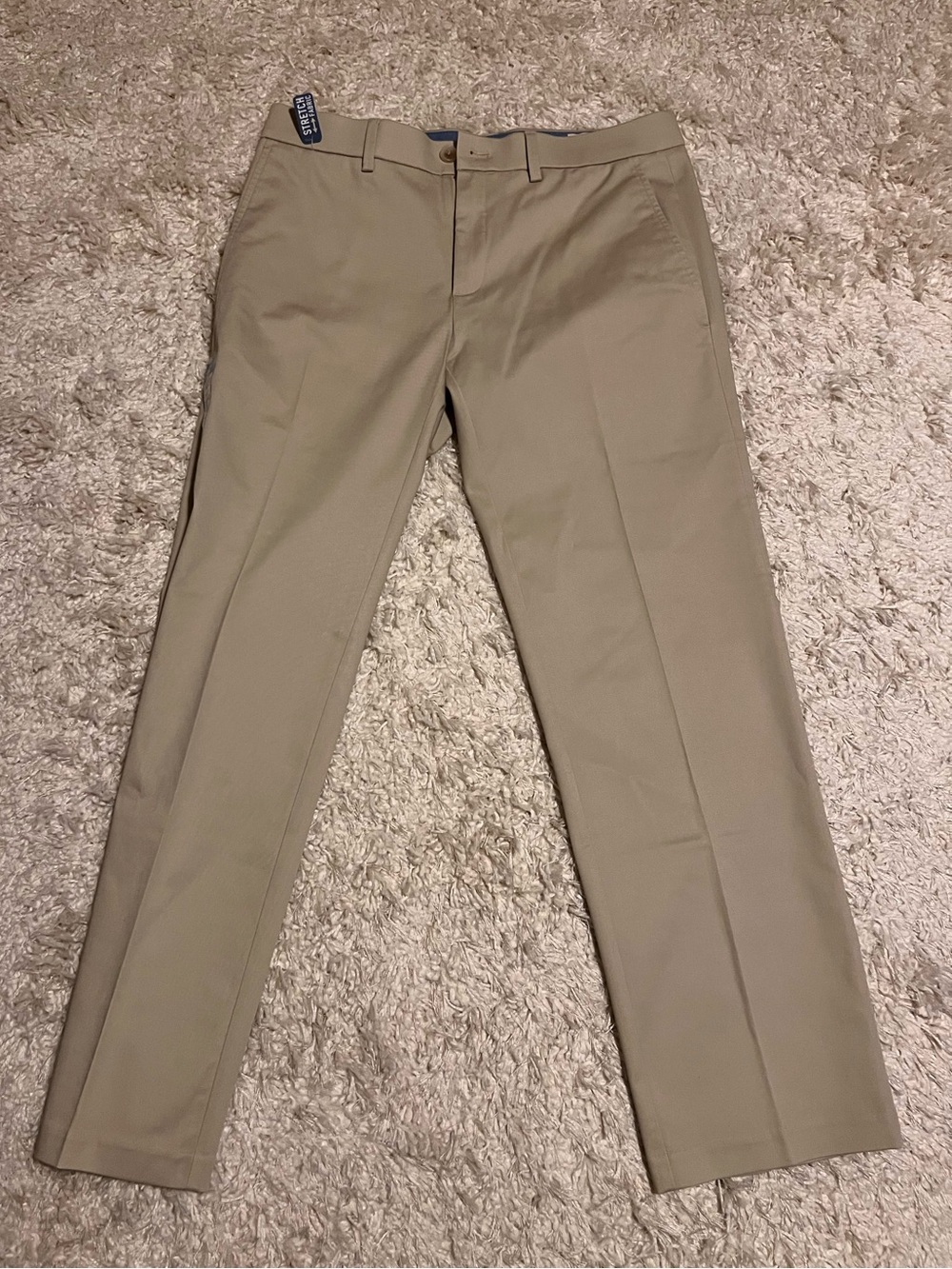 Haggar Men's Chinos in Khaki Tan